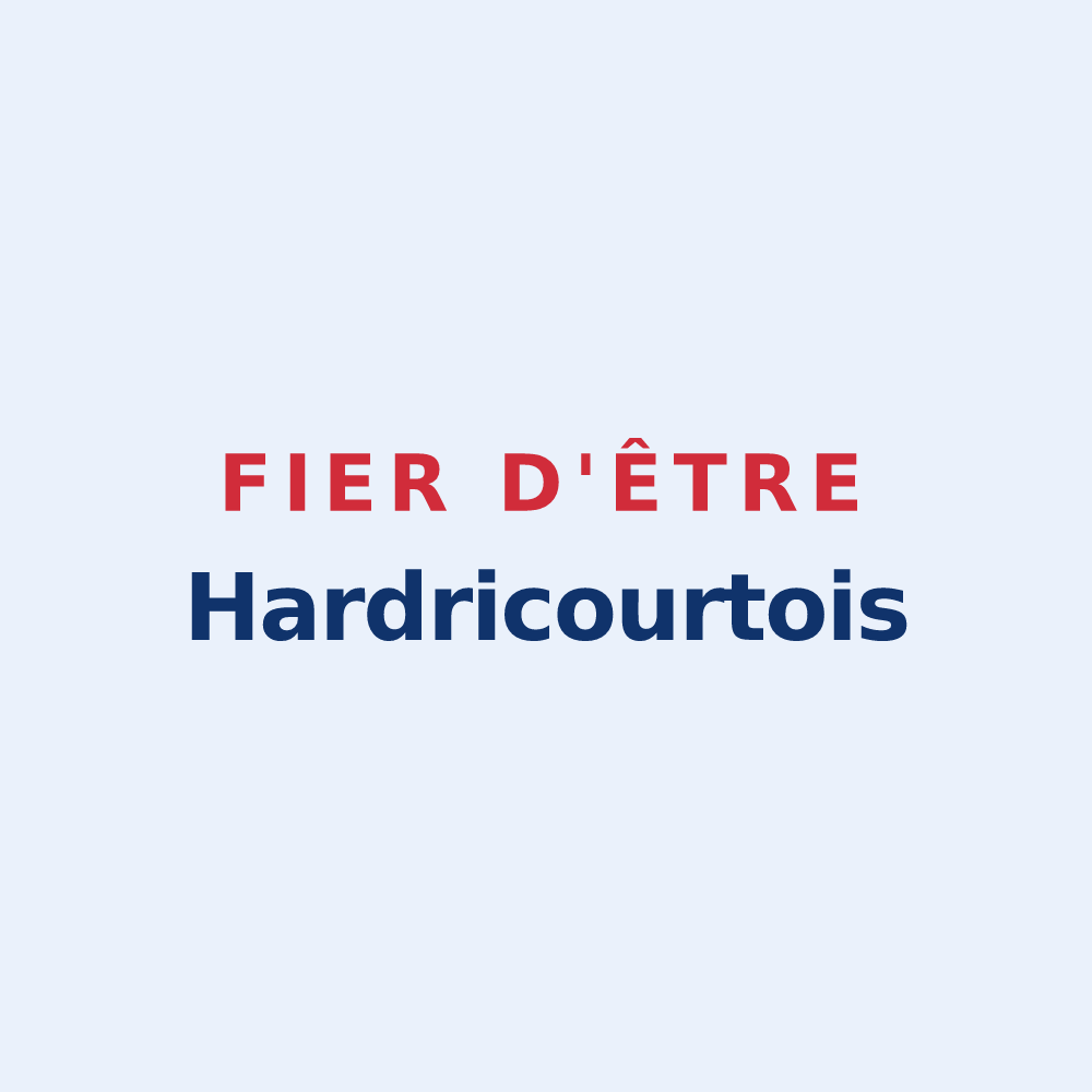 Sticker « Fier d'être Hardricourtois » — design pour Hardricourt