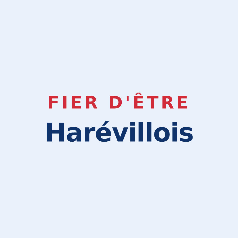Sticker « Fier d'être Harévillois » — design pour Haréville