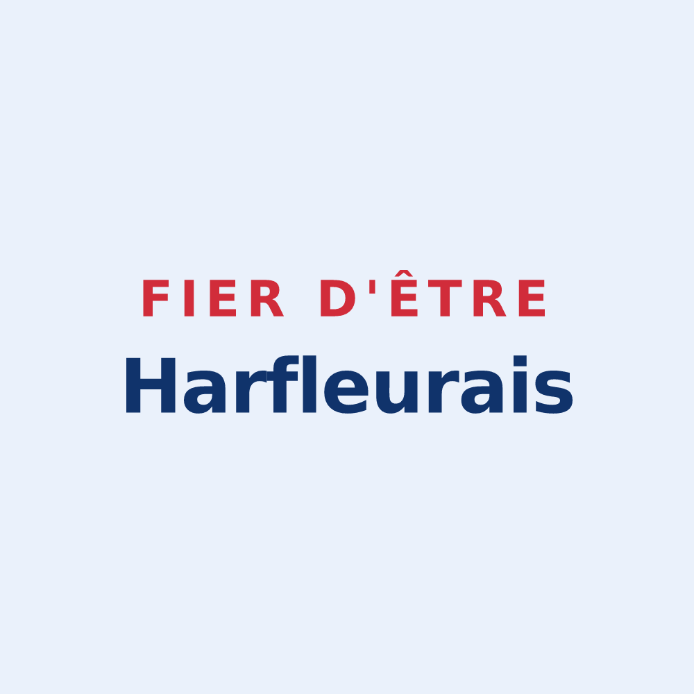 Sticker « Fier d'être Harfleurais » — design pour Harfleur