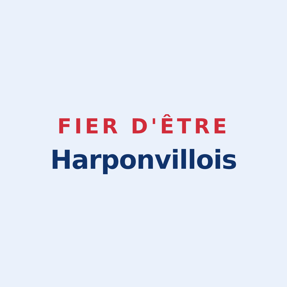 Sticker « Fier d'être Harponvillois » — design pour Harponville