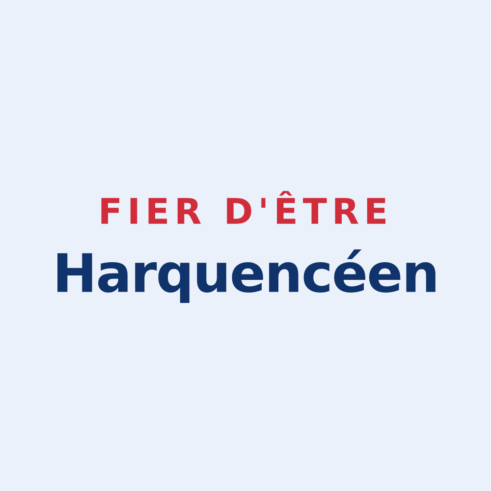 Sticker « Fier d'être Harquencéen » — design pour Harquency