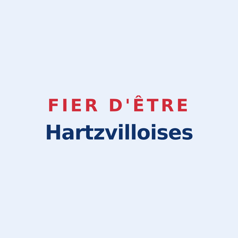 Sticker « Fier d'être Hartzvilloises » — design pour Hartzviller