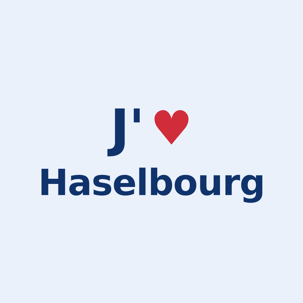 Sticker personnalisé Haselbourg — design J'aime Haselbourg