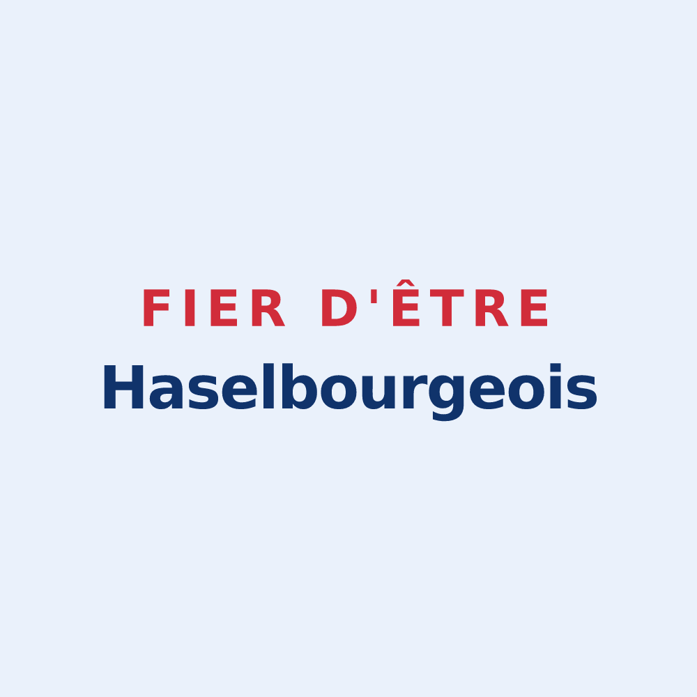 Sticker « Fier d'être Haselbourgeois » — design pour Haselbourg
