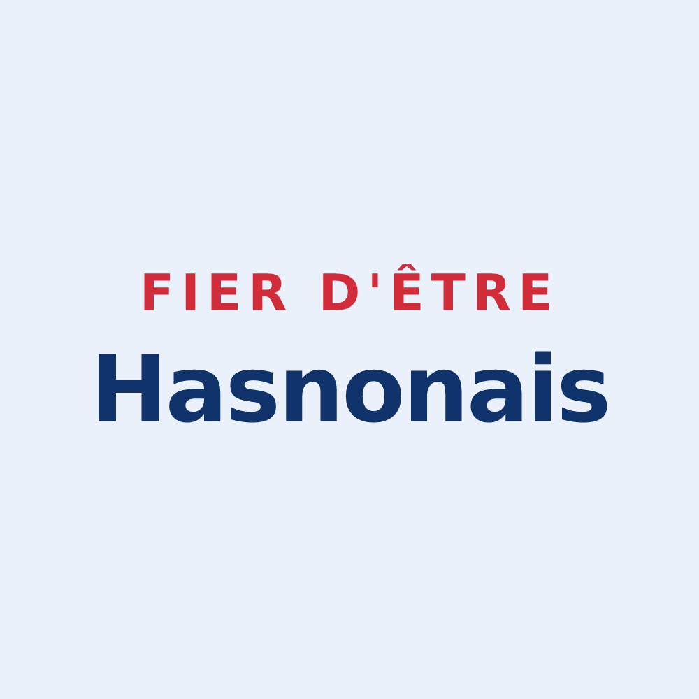 Sticker « Fier d'être Hasnonais » — design pour Hasnon