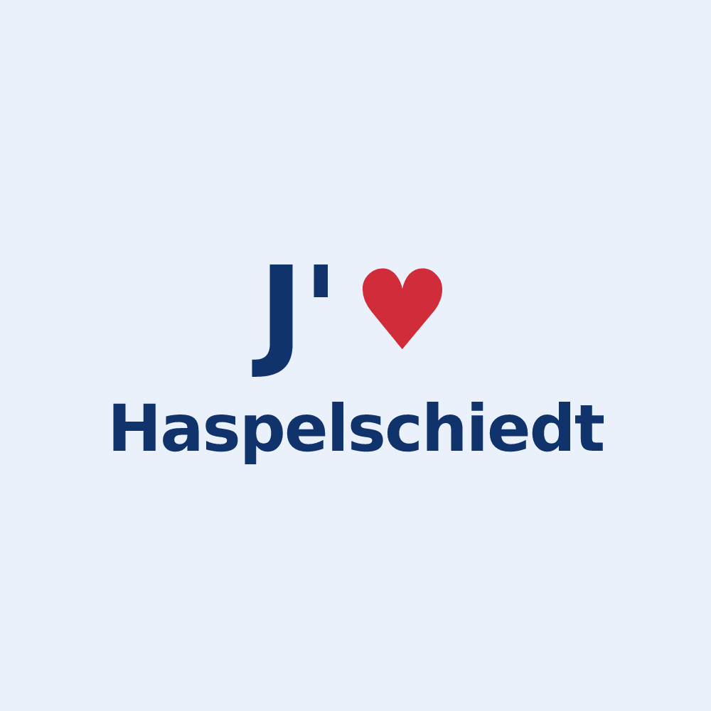 Sticker personnalisé Haspelschiedt — design J'aime Haspelschiedt