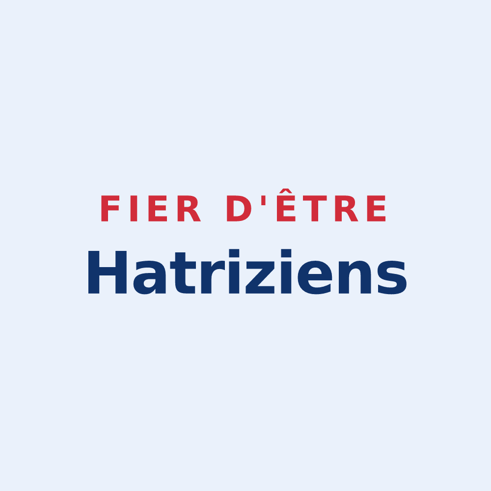 Sticker « Fier d'être Hatriziens » — design pour Hatrize