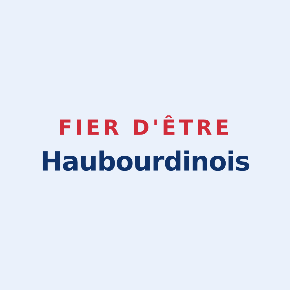 Sticker « Fier d'être Haubourdinois » — design pour Haubourdin