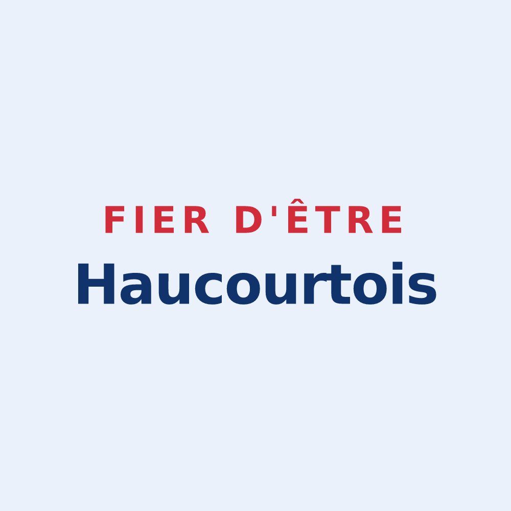 Sticker « Fier d'être Haucourtois » — design pour Haucourt