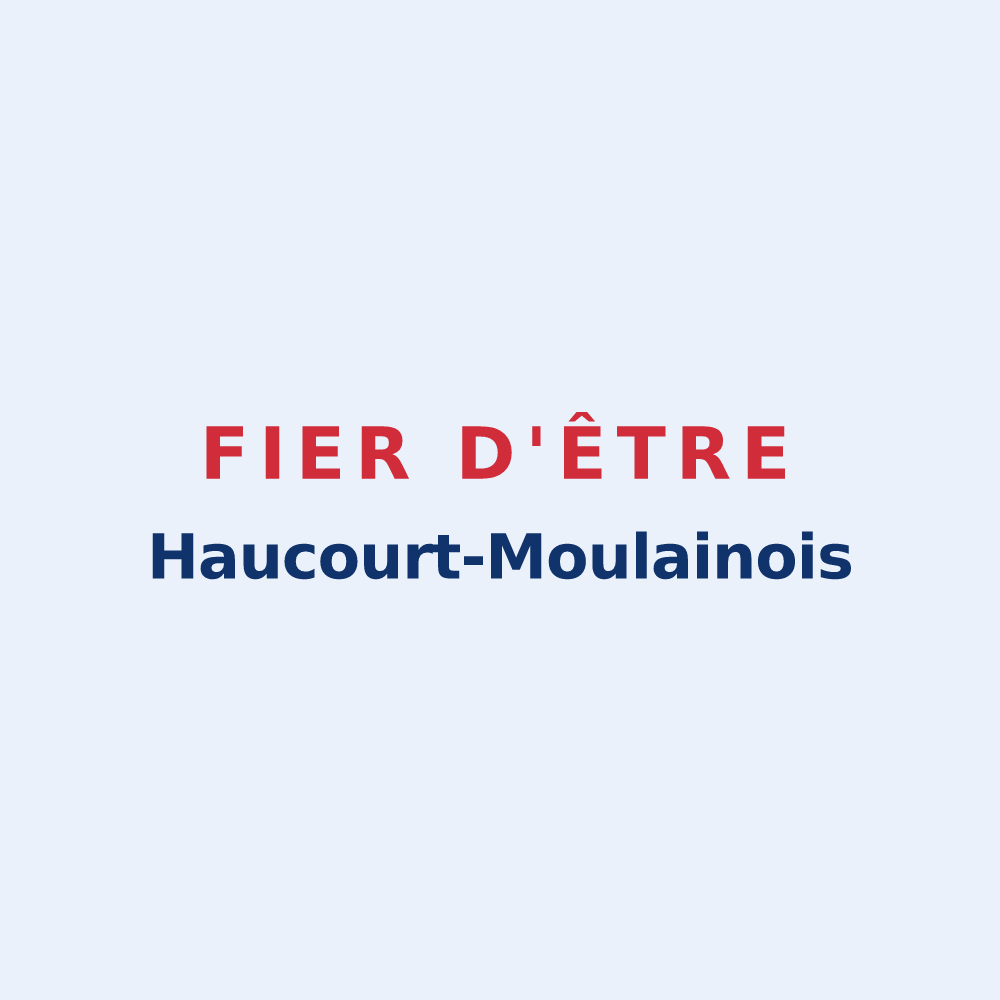 Sticker « Fier d'être Haucourt-Moulainois » — design pour Haucourt-Moulaine