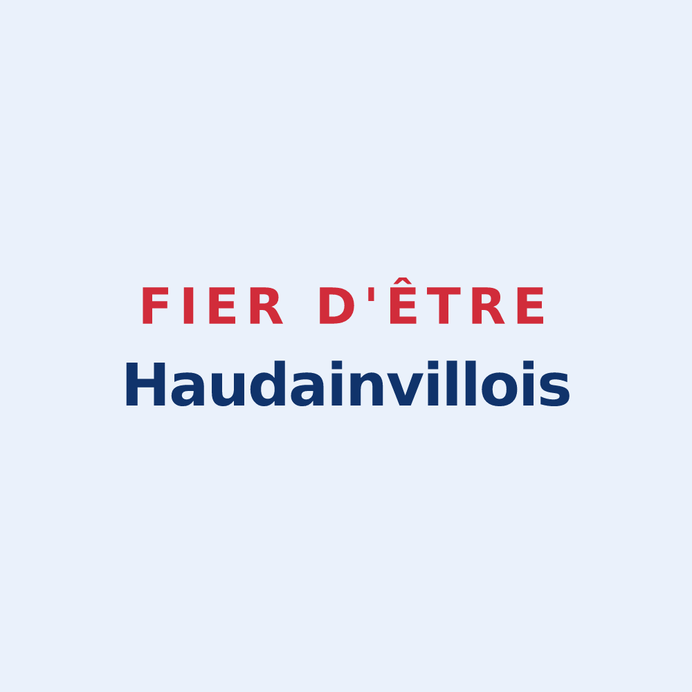 Sticker « Fier d'être Haudainvillois » — design pour Haudainville