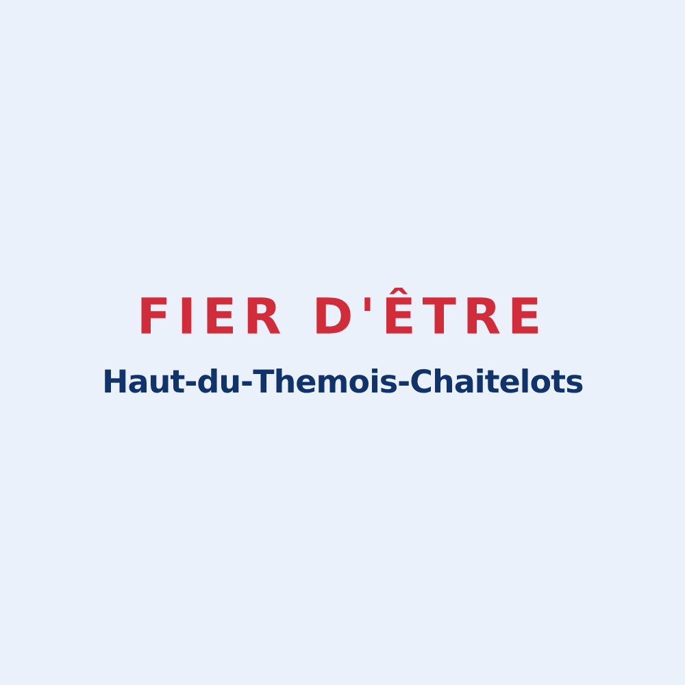 Sticker « Fier d'être Haut-du-Themois-Chaitelots » — design pour Haut-du-Them-Château-Lambert