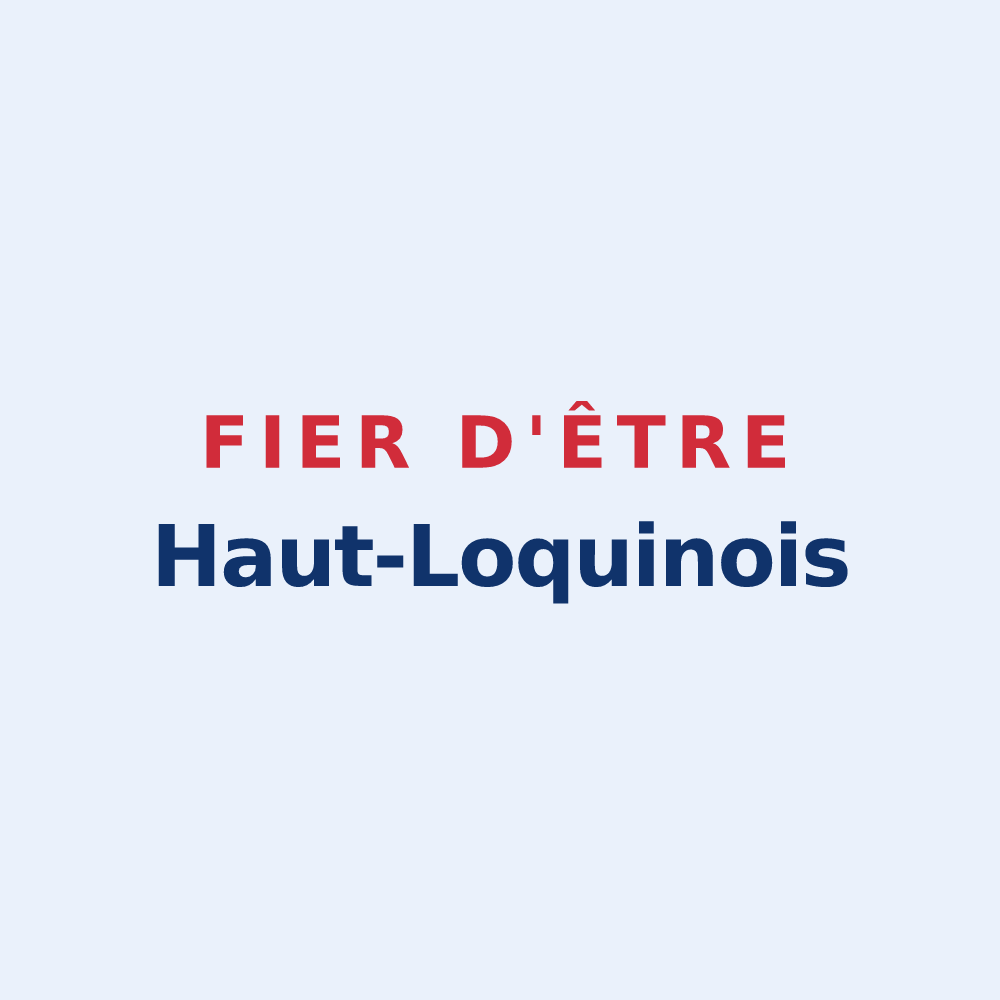 Sticker « Fier d'être Haut-Loquinois » — design pour Haut-Loquin