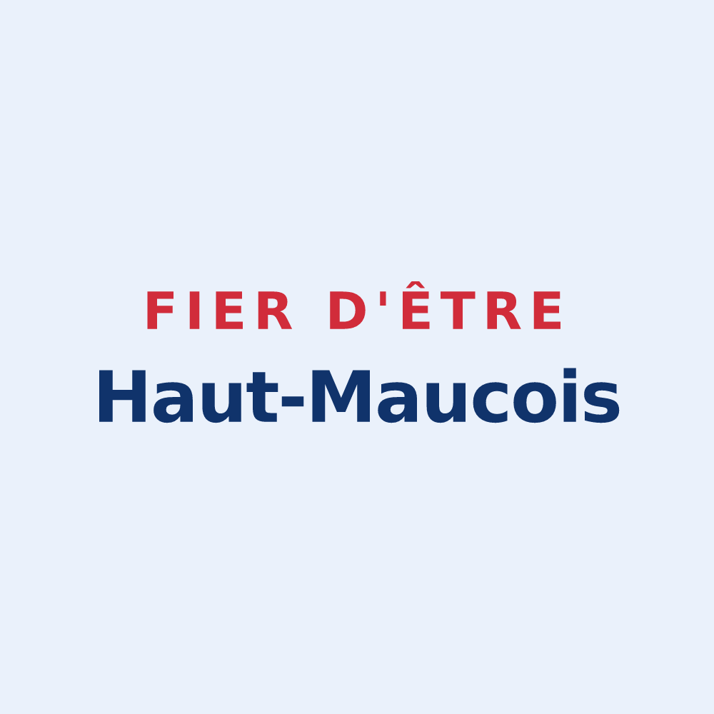 Sticker « Fier d'être Haut-Maucois » — design pour Haut-Mauco