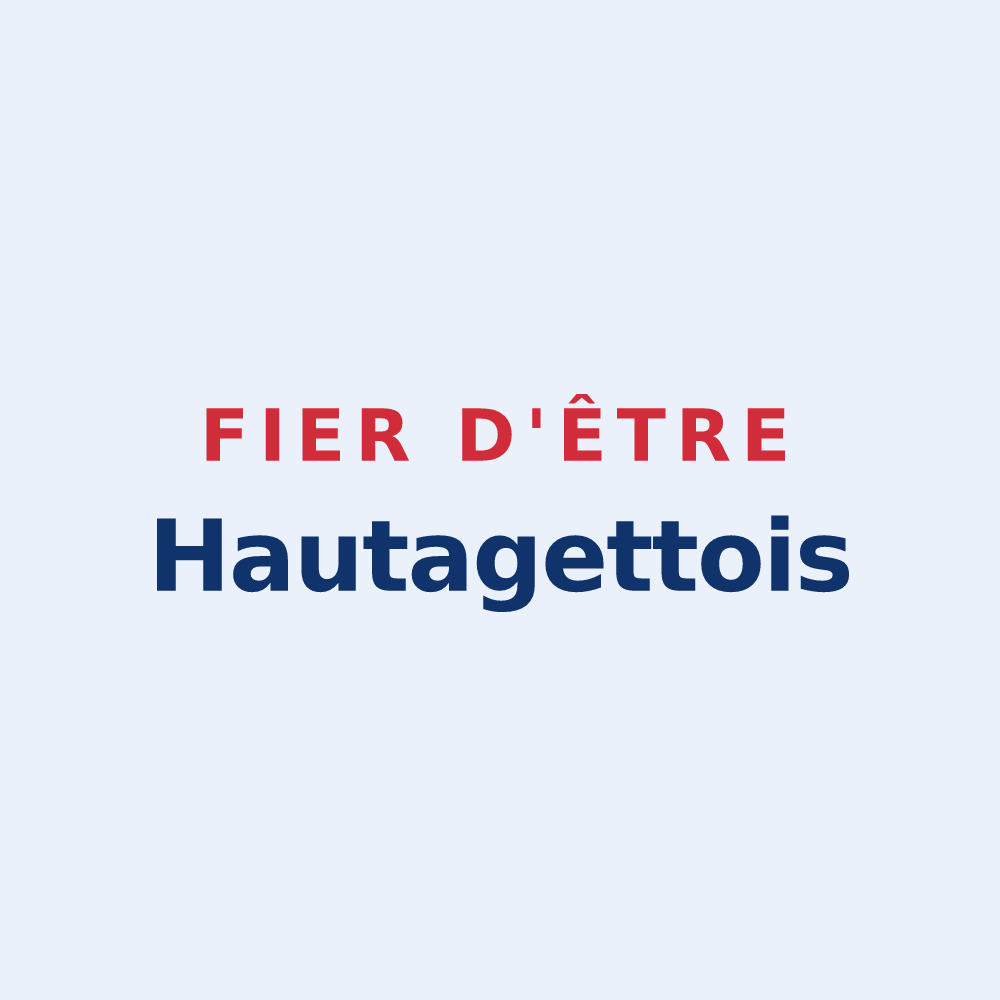 Sticker « Fier d'être Hautagettois » — design pour Hautaget