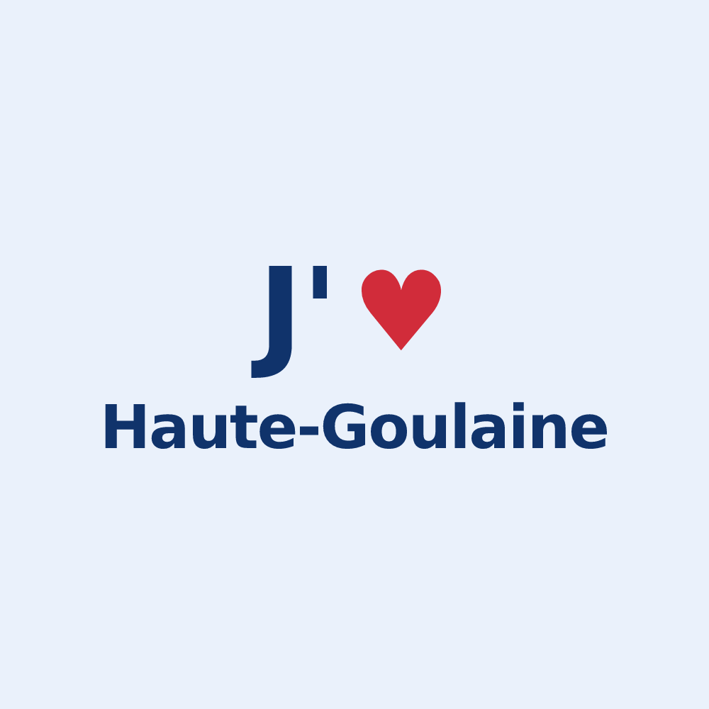Sticker personnalisé Haute-Goulaine — design J'aime Haute-Goulaine