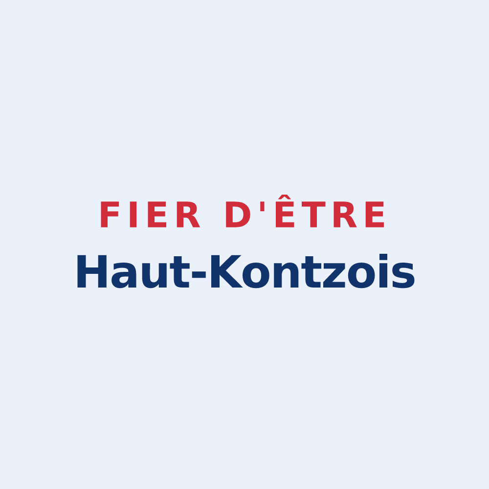 Sticker « Fier d'être Haut-Kontzois » — design pour Haute-Kontz