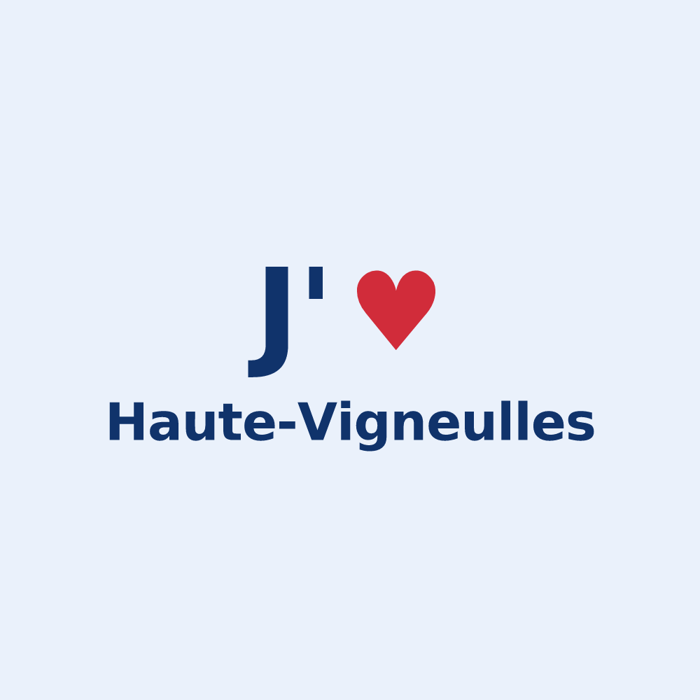 Sticker personnalisé Haute-Vigneulles — design J'aime Haute-Vigneulles