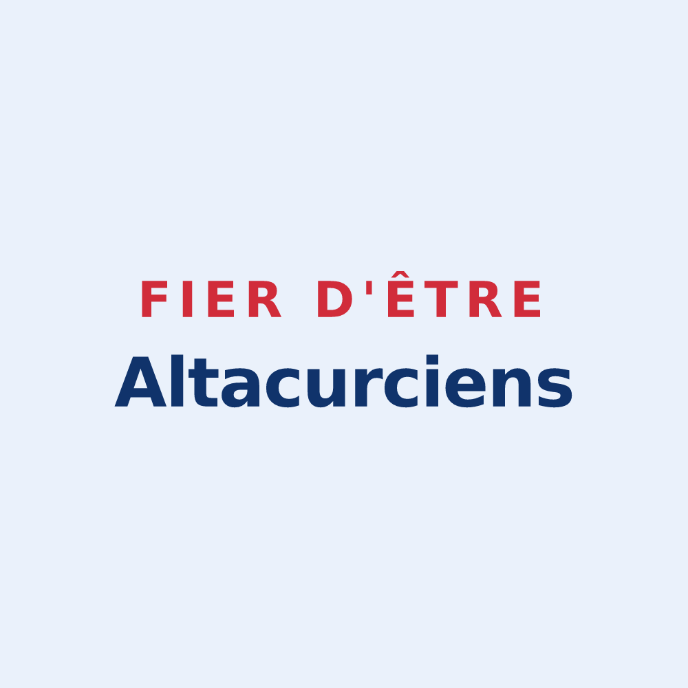 Sticker « Fier d'être Altacurciens » — design pour Hautecourt-Romanèche