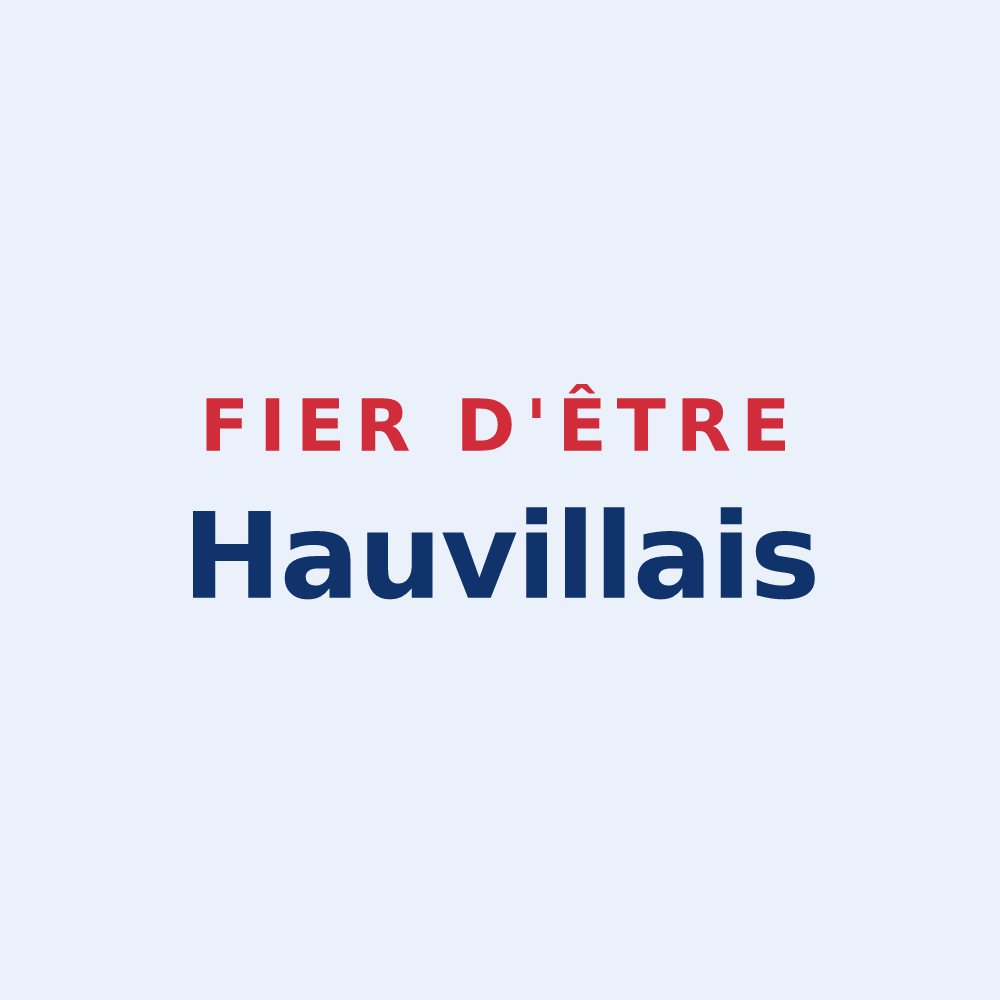 Sticker « Fier d'être Hauvillais » — design pour Hauville