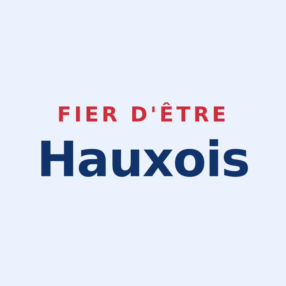 Sticker « Fier d'être Hauxois » — design pour Haux