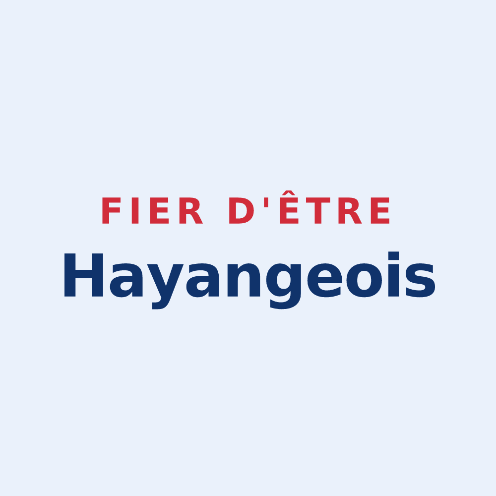 Sticker « Fier d'être Hayangeois » — design pour Hayange