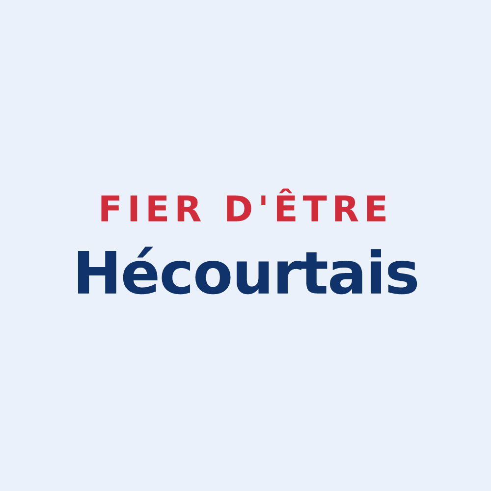 Sticker « Fier d'être Hécourtais » — design pour Hécourt