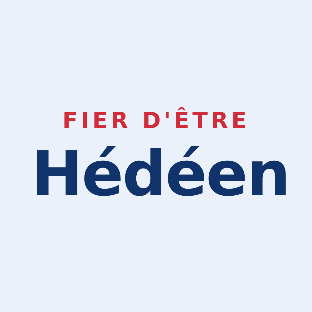 Sticker « Fier d'être Hédéen » — design pour Hédé-Bazouges