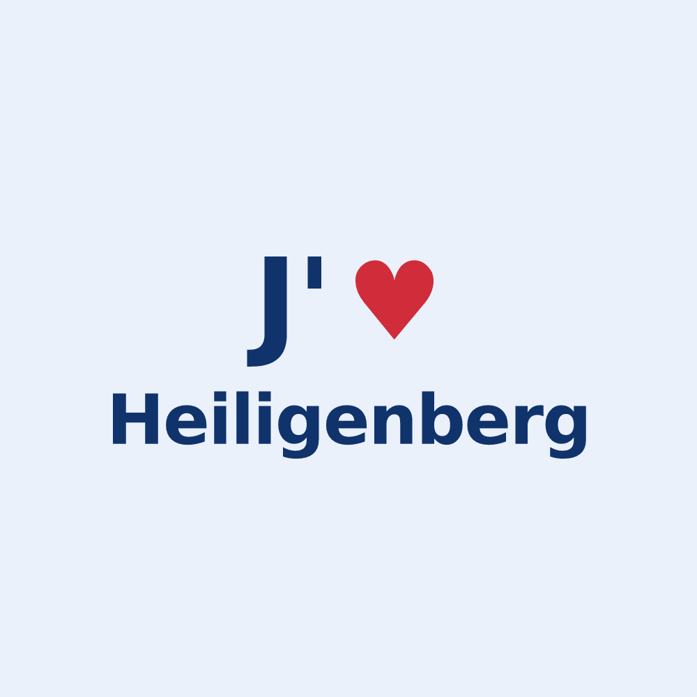 Sticker personnalisé Heiligenberg — design J'aime Heiligenberg