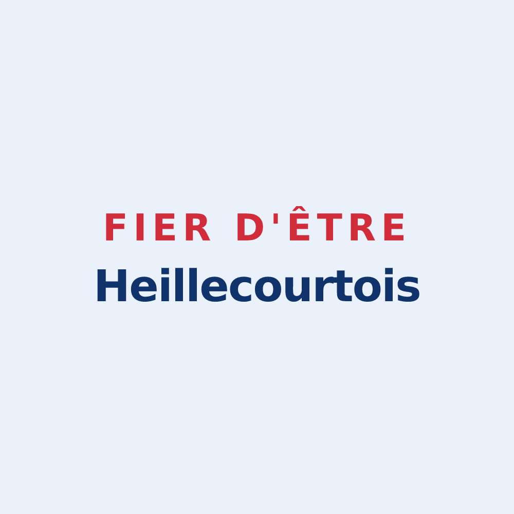 Sticker « Fier d'être Heillecourtois » — design pour Heillecourt