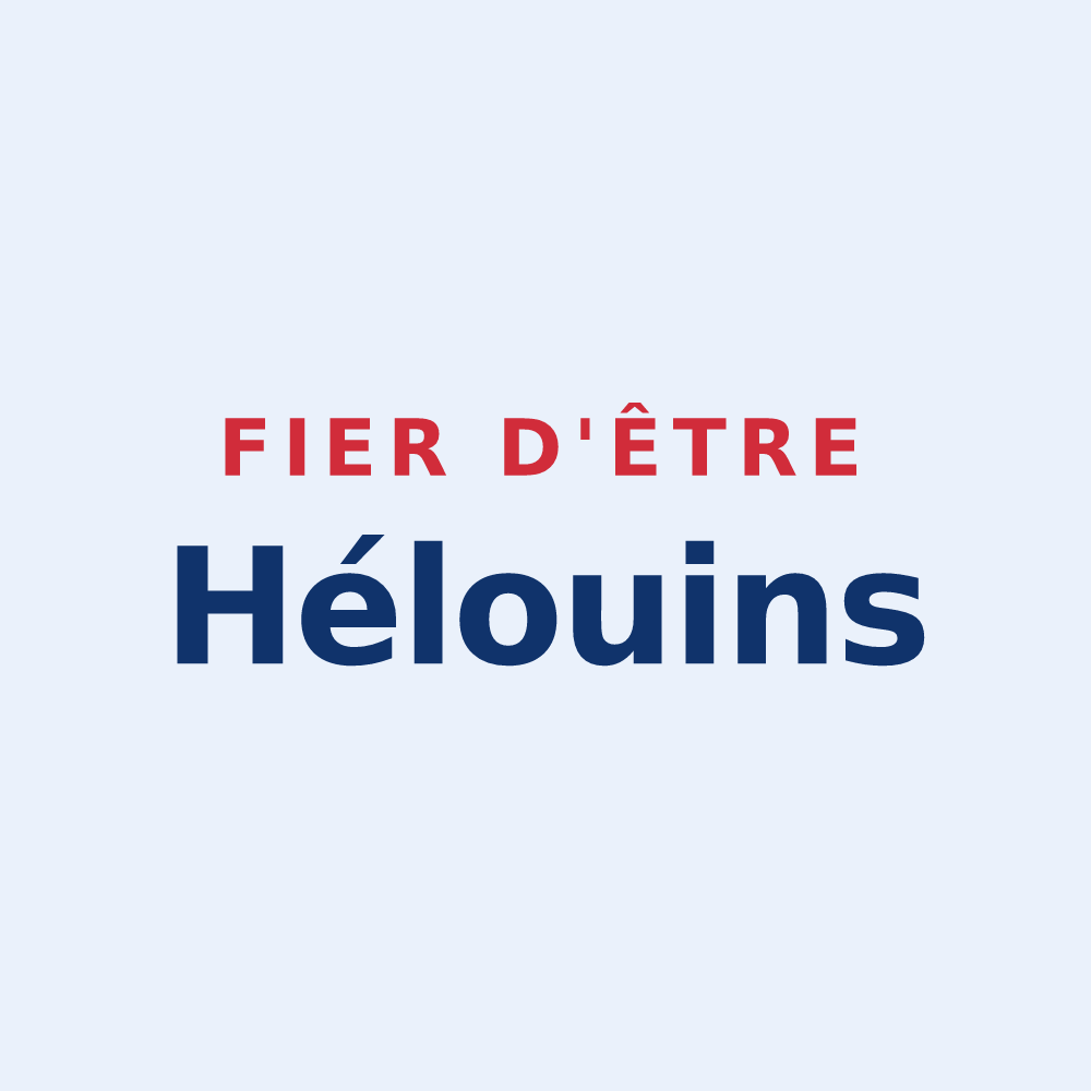 Sticker « Fier d'être Hélouins » — design pour Héloup