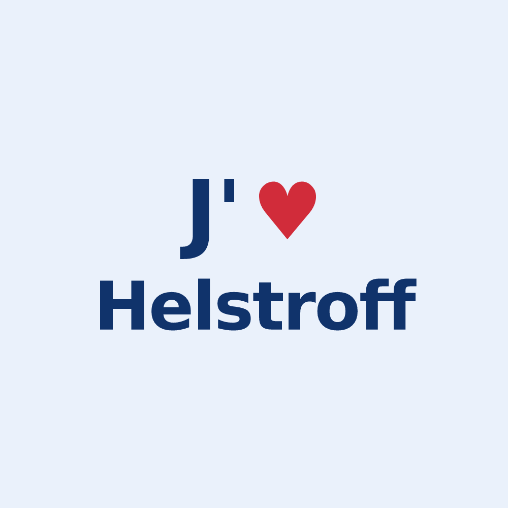 Sticker personnalisé Helstroff — design J'aime Helstroff