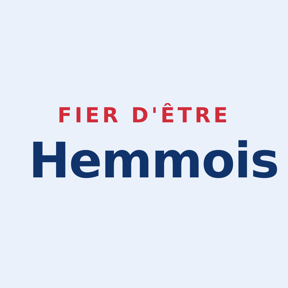 Sticker « Fier d'être Hemmois » — design pour Hem-Hardinval