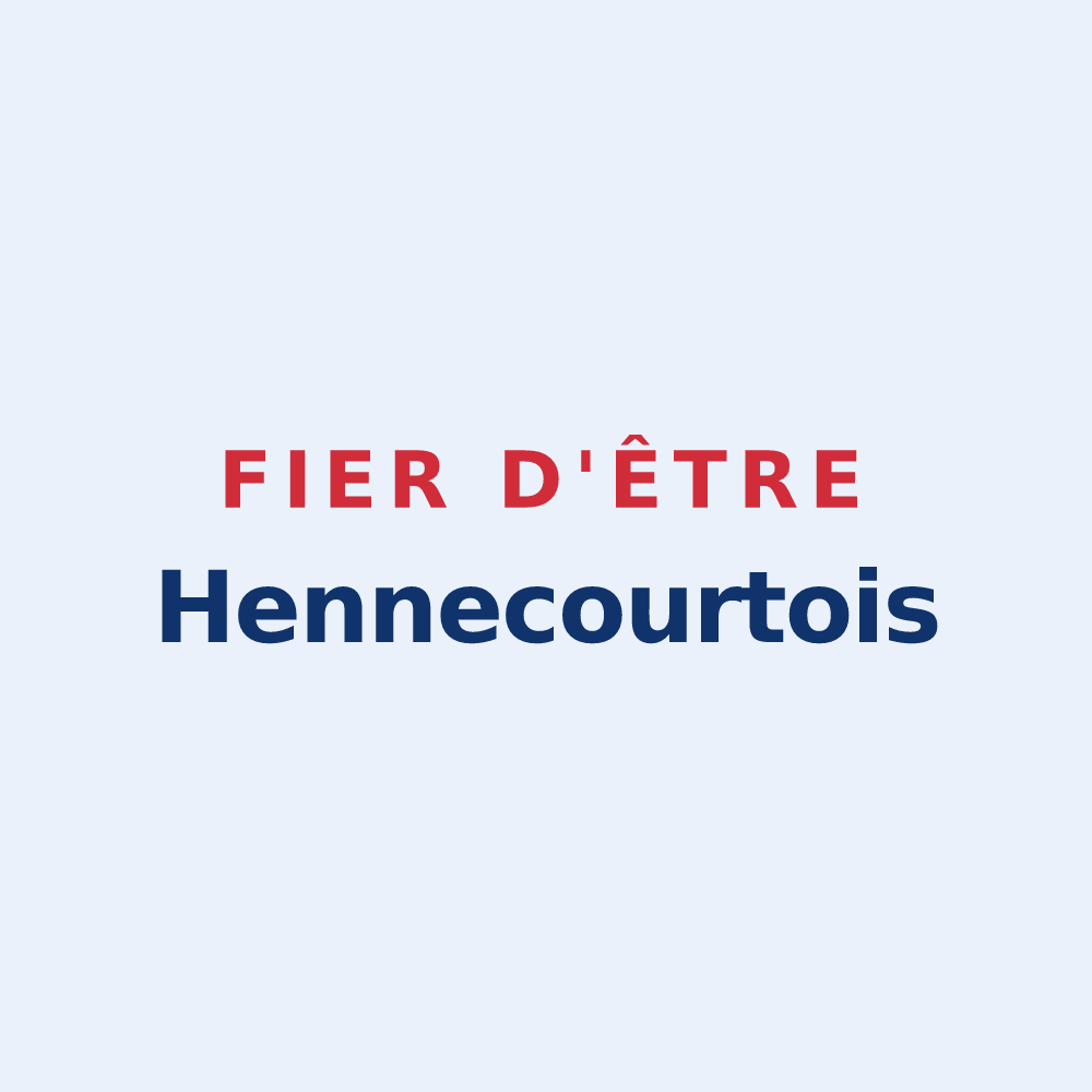 Sticker « Fier d'être Hennecourtois » — design pour Hendecourt-lès-Ransart