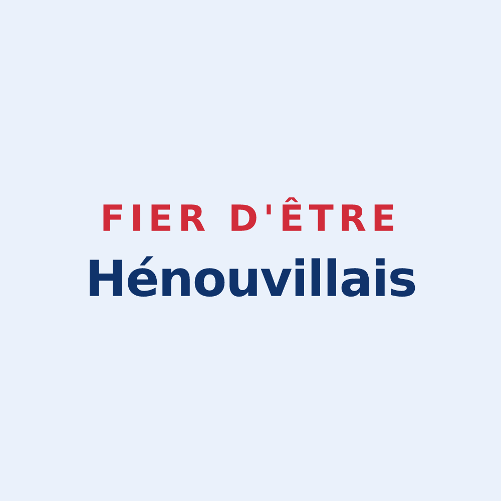 Sticker « Fier d'être Hénouvillais » — design pour Hénouville