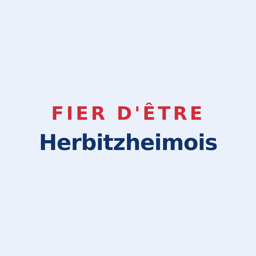 Sticker « Fier d'être Herbitzheimois » — design pour Herbitzheim