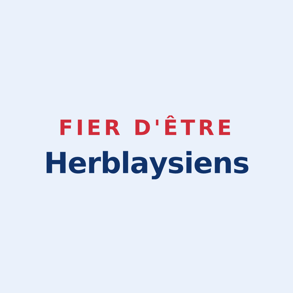 Sticker « Fier d'être Herblaysiens » — design pour Herblay-sur-Seine