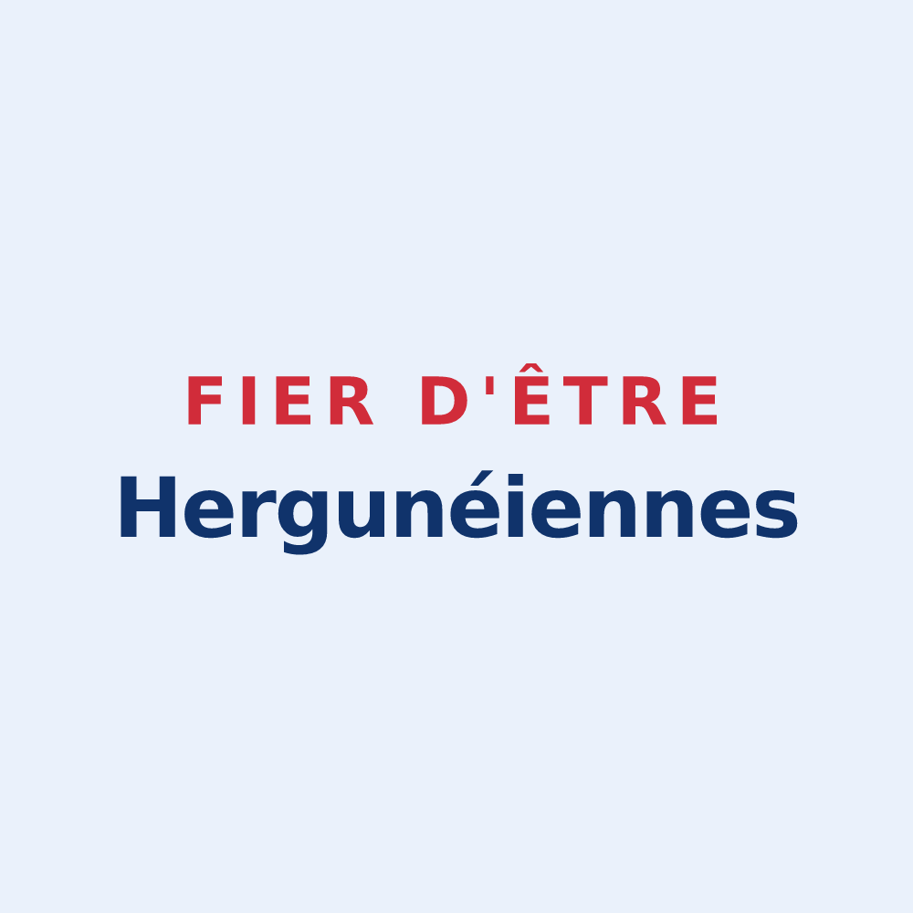 Sticker « Fier d'être Hergunéiennes » — design pour Hergugney