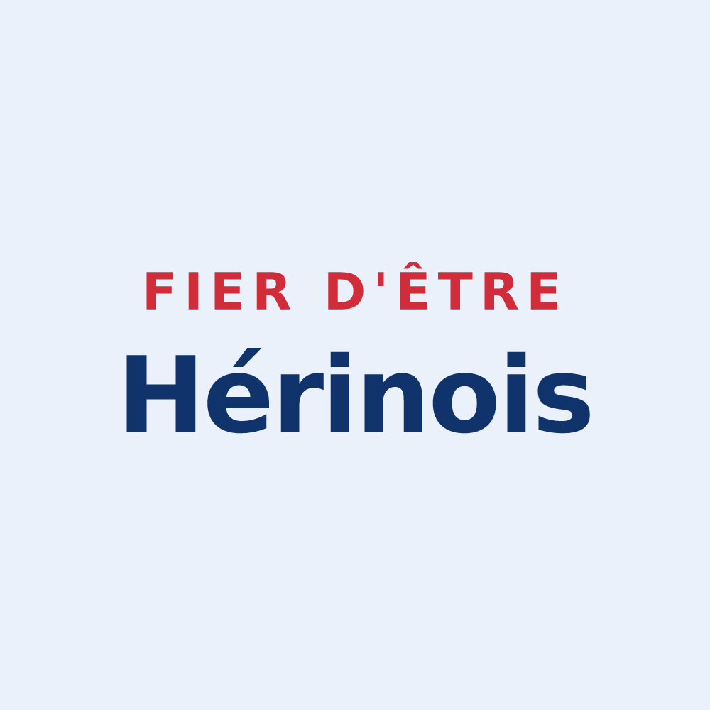 Sticker « Fier d'être Hérinois » — design pour Hérin