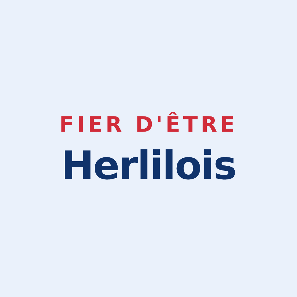 Sticker « Fier d'être Herlilois » — design pour Herlies