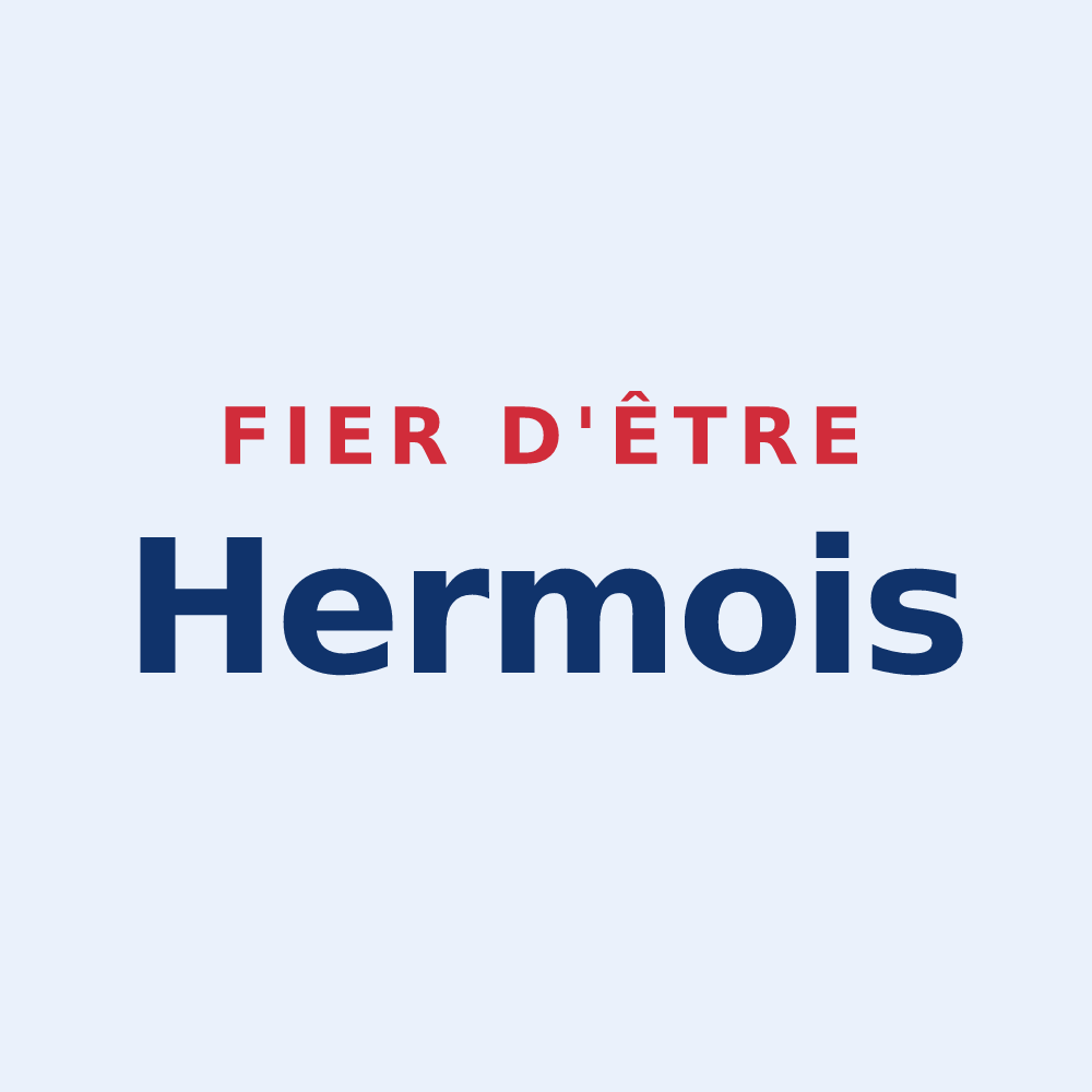 Sticker « Fier d'être Hermois » — design pour Herm