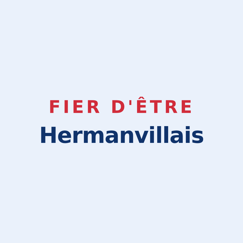 Sticker « Fier d'être Hermanvillais » — design pour Hermanville-sur-Mer