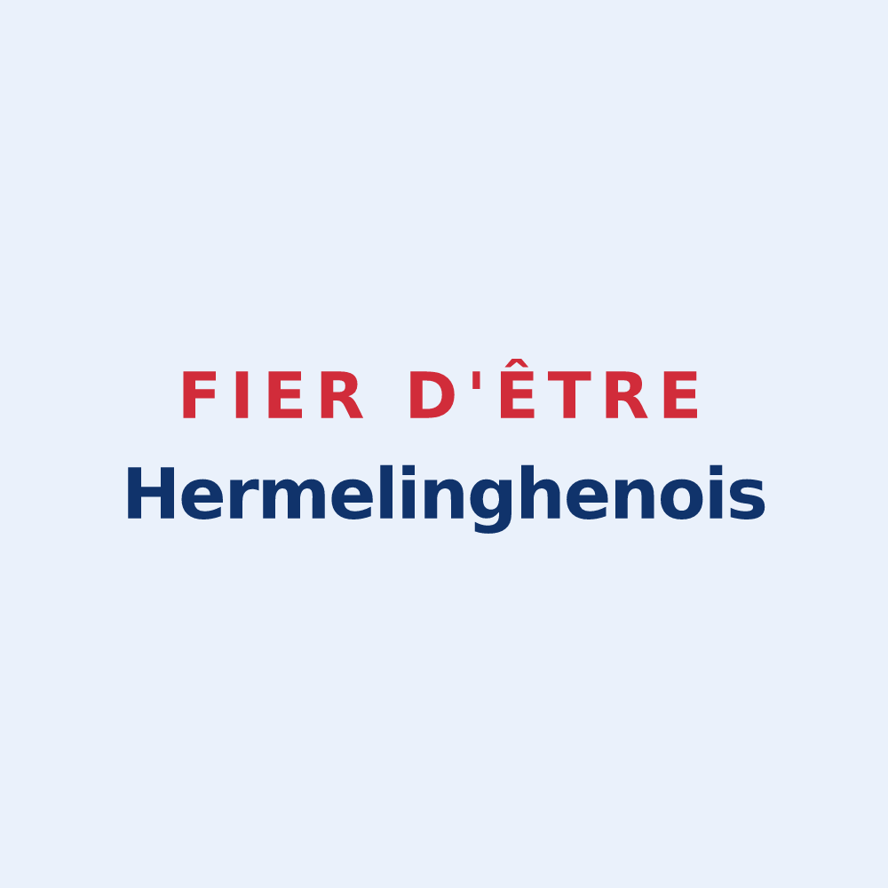 Sticker « Fier d'être Hermelinghenois » — design pour Hermelinghen