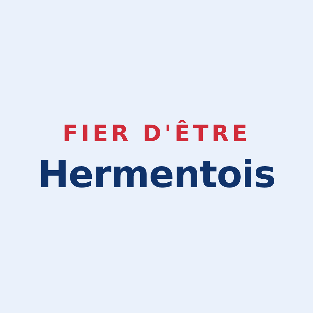 Sticker « Fier d'être Hermentois » — design pour Herment