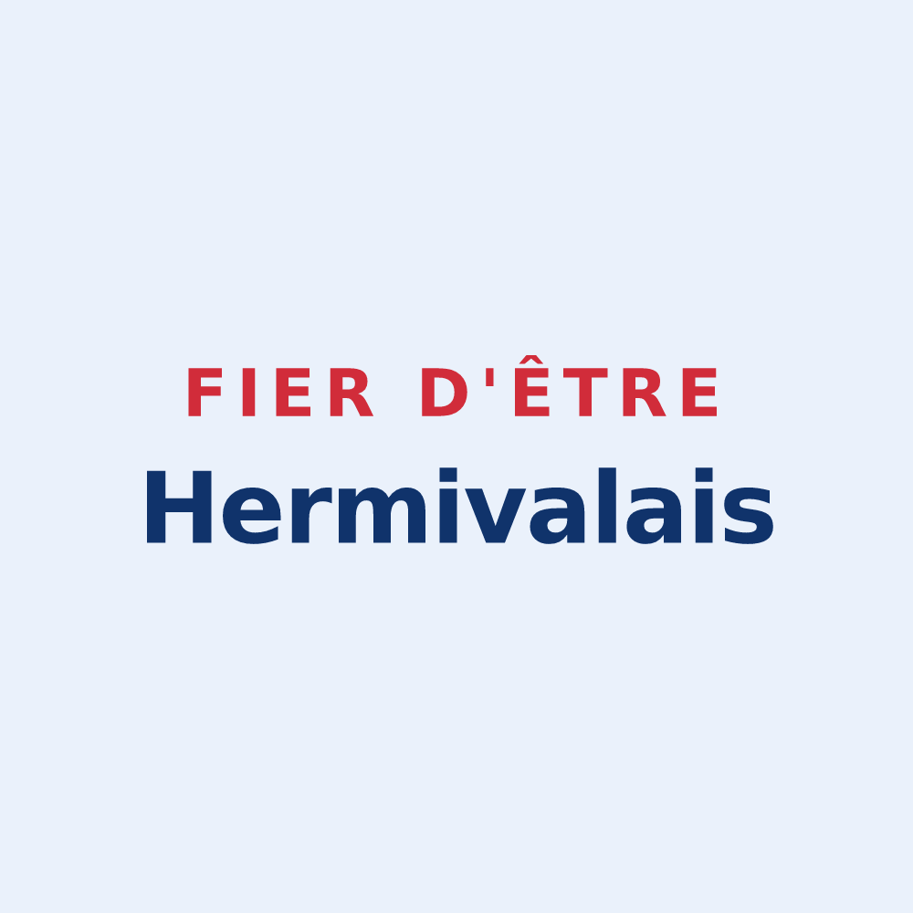 Sticker « Fier d'être Hermivalais » — design pour Hermival-les-Vaux