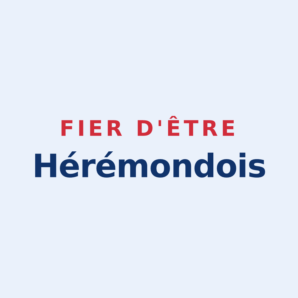 Sticker « Fier d'être Hérémondois » — design pour Hermonville