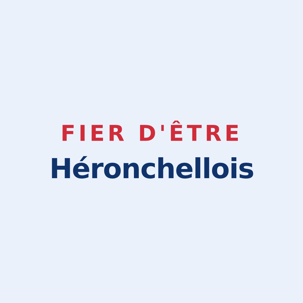 Sticker « Fier d'être Héronchellois » — design pour Héronchelles