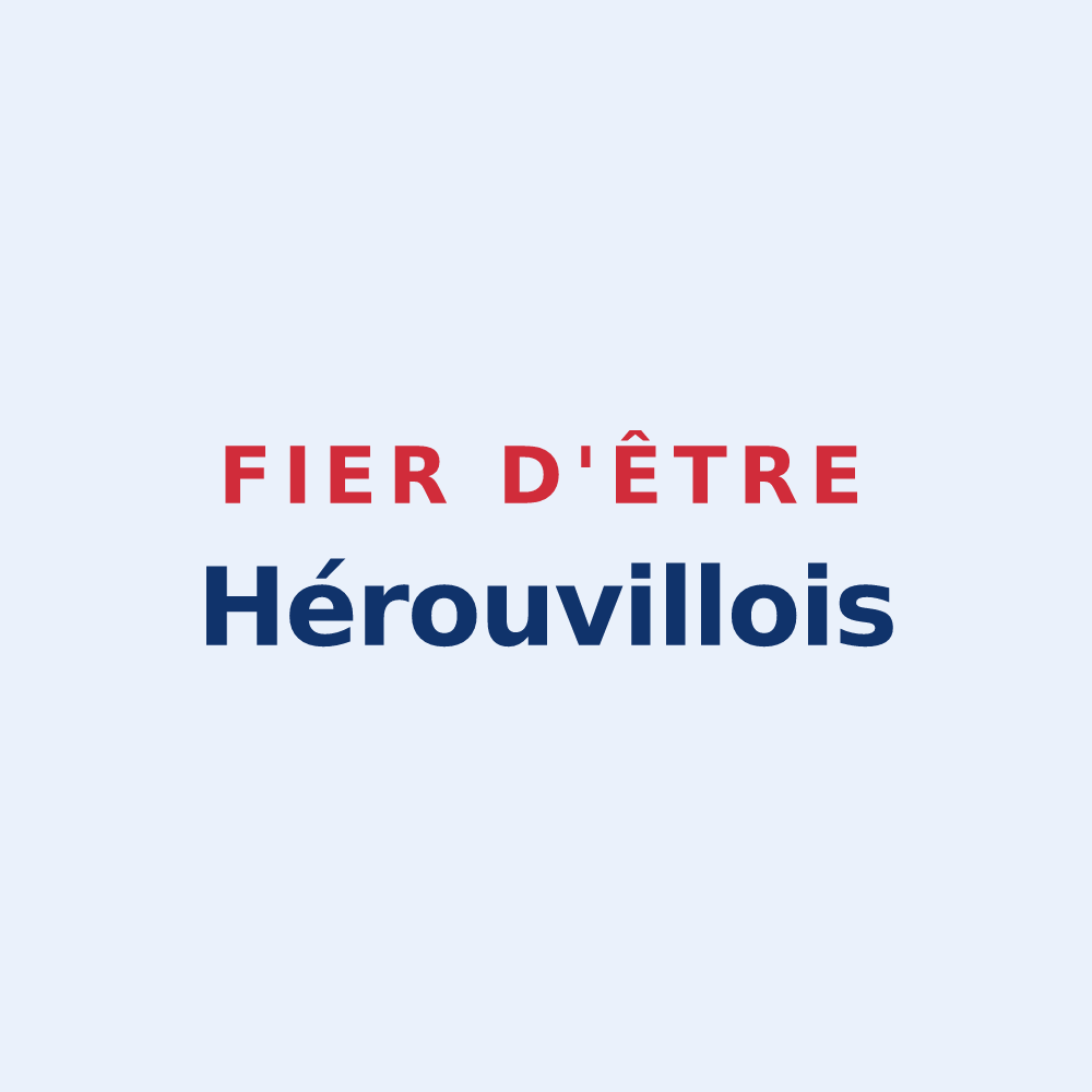 Sticker « Fier d'être Hérouvillois » — design pour Hérouville-en-Vexin