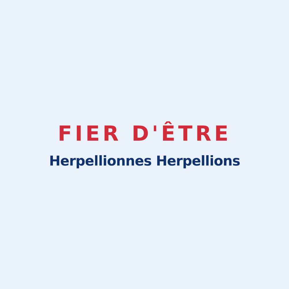 Sticker « Fier d'être Herpellionnes Herpellions » — design pour Herpelmont