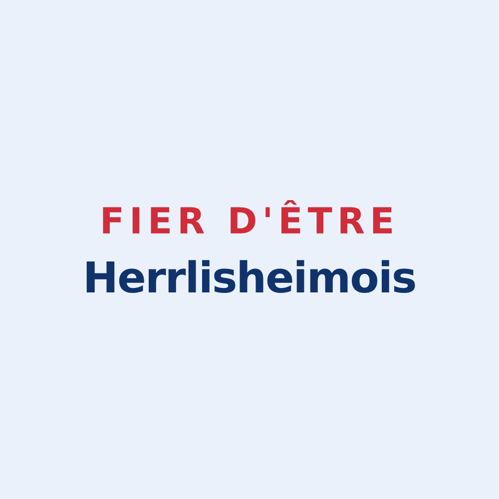 Sticker « Fier d'être Herrlisheimois » — design pour Herrlisheim-près-Colmar